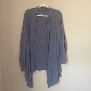 St. John’s Bay Women’s 2X Asymmetrical Gray Cardigan Wrap